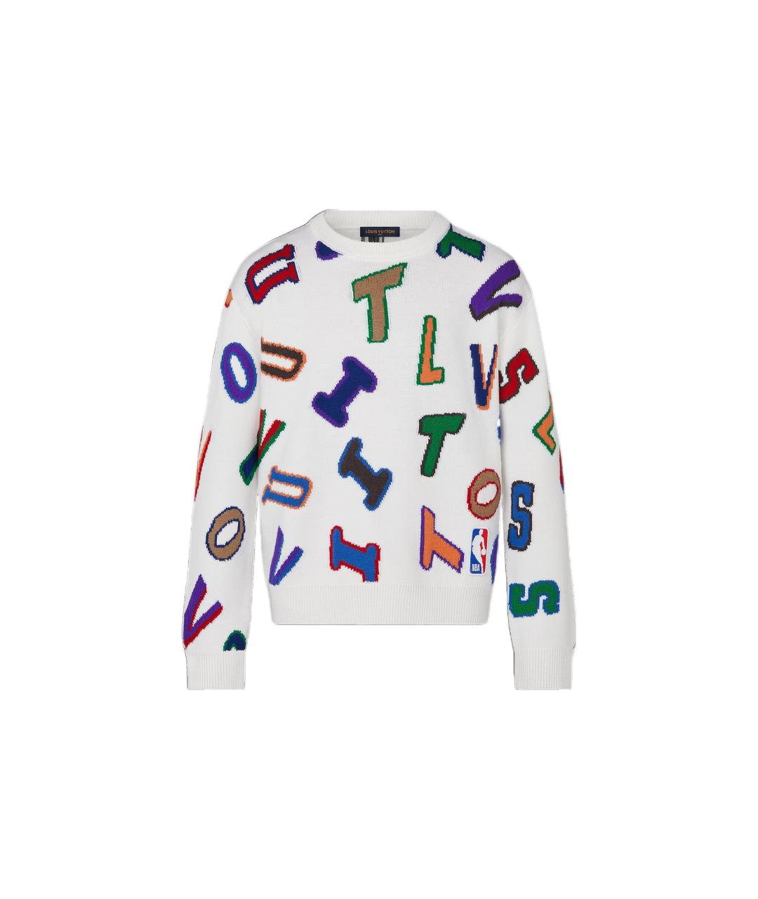 LOUIS VUITTON Белый джемпер / свитер, фото 5