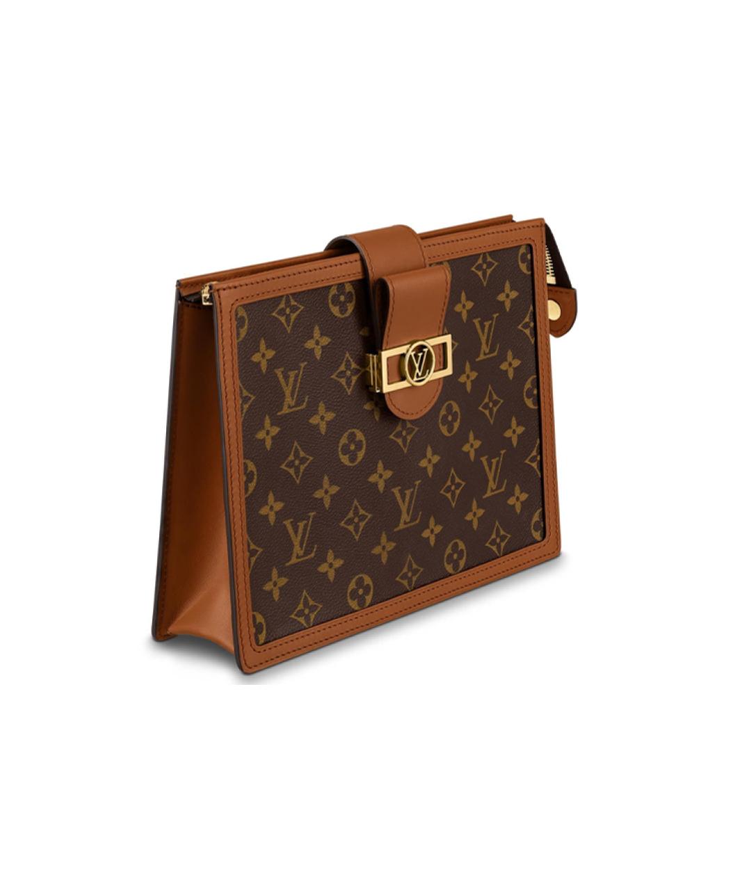 LOUIS VUITTON Коричневая косметичка, фото 2
