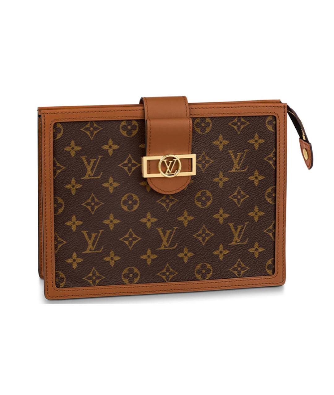 LOUIS VUITTON Коричневая косметичка, фото 1