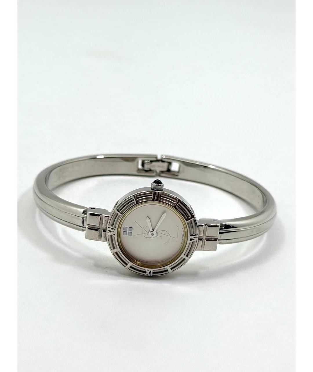 SAINT LAURENT Серебряные стальные часы, фото 9