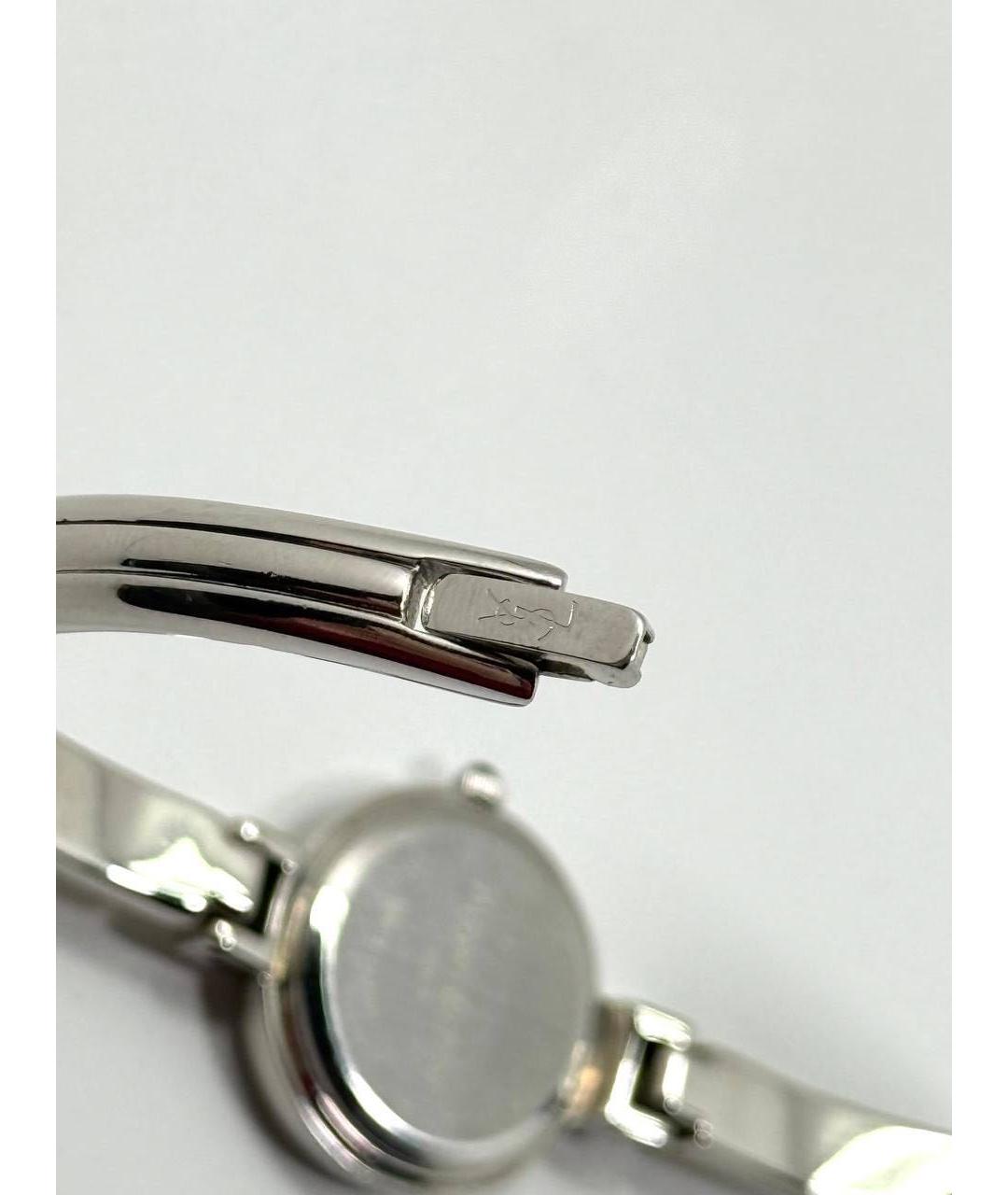 SAINT LAURENT Серебряные стальные часы, фото 4