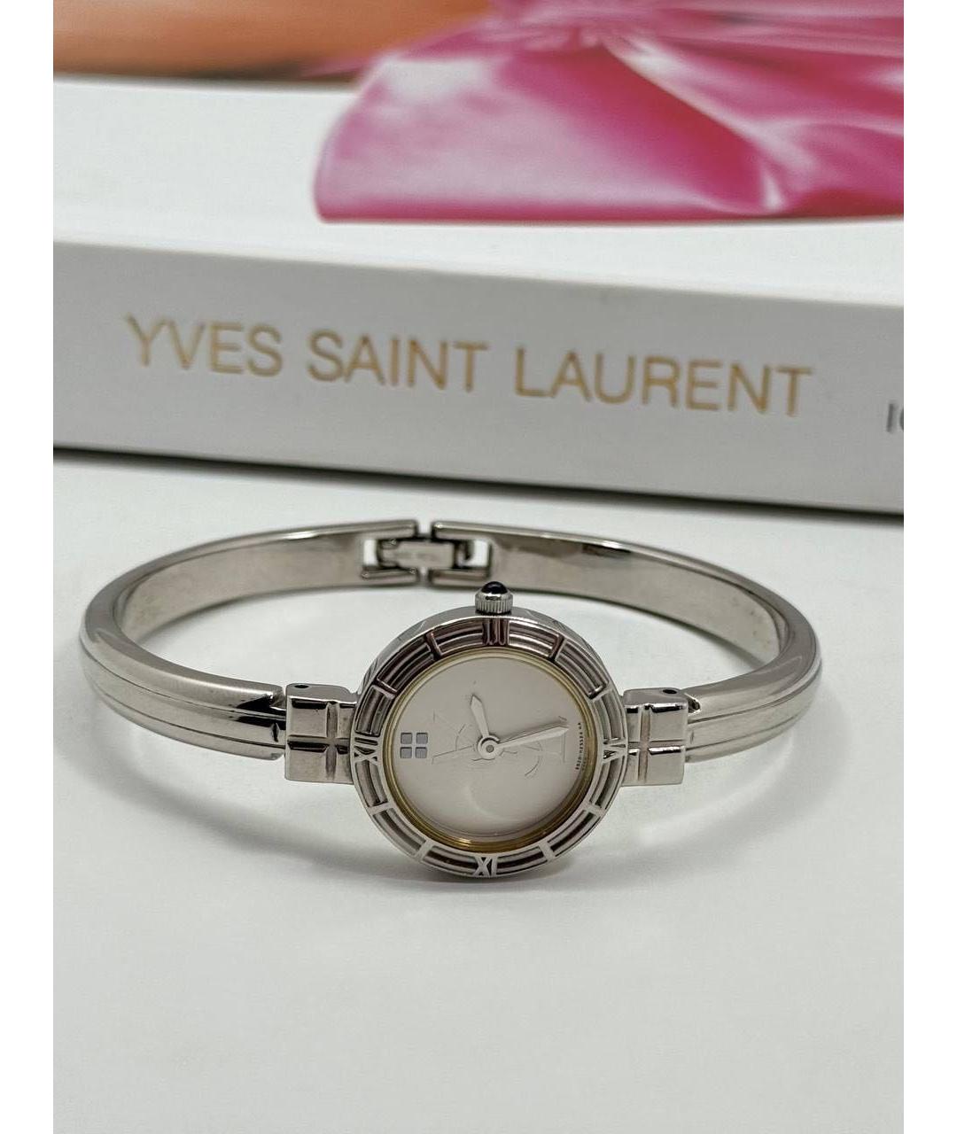 SAINT LAURENT Серебряные стальные часы, фото 7