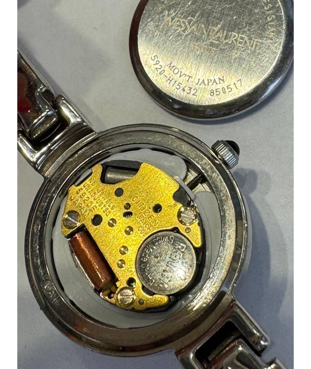 SAINT LAURENT Серебряные стальные часы, фото 5