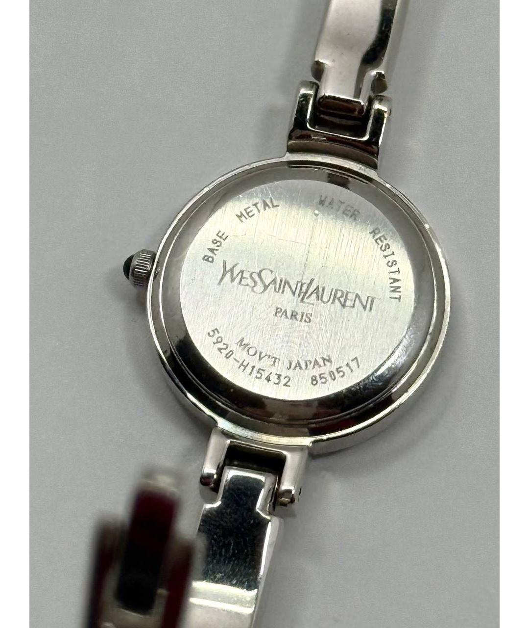 SAINT LAURENT Серебряные стальные часы, фото 6