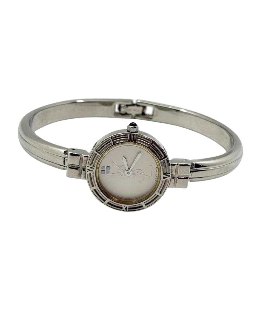 SAINT LAURENT Серебряные стальные часы, фото 10