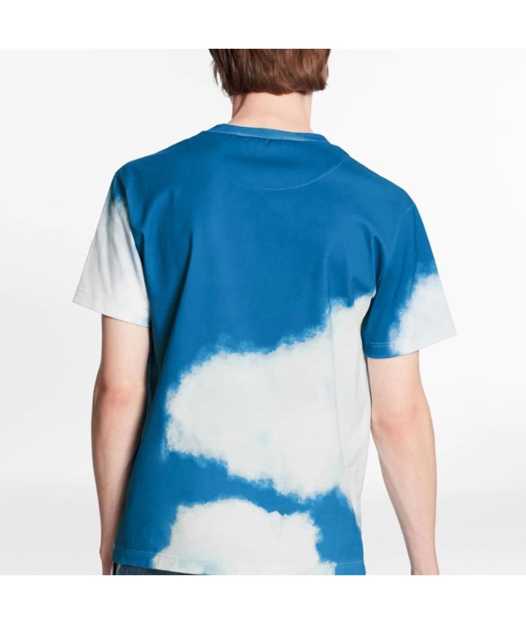 LOUIS VUITTON Голубая футболка, фото 4