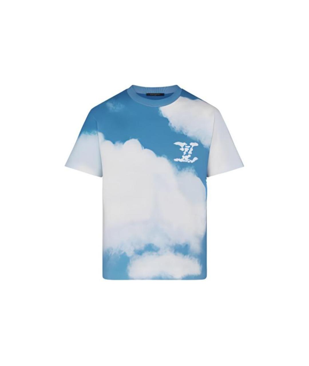 LOUIS VUITTON Голубая футболка, фото 6