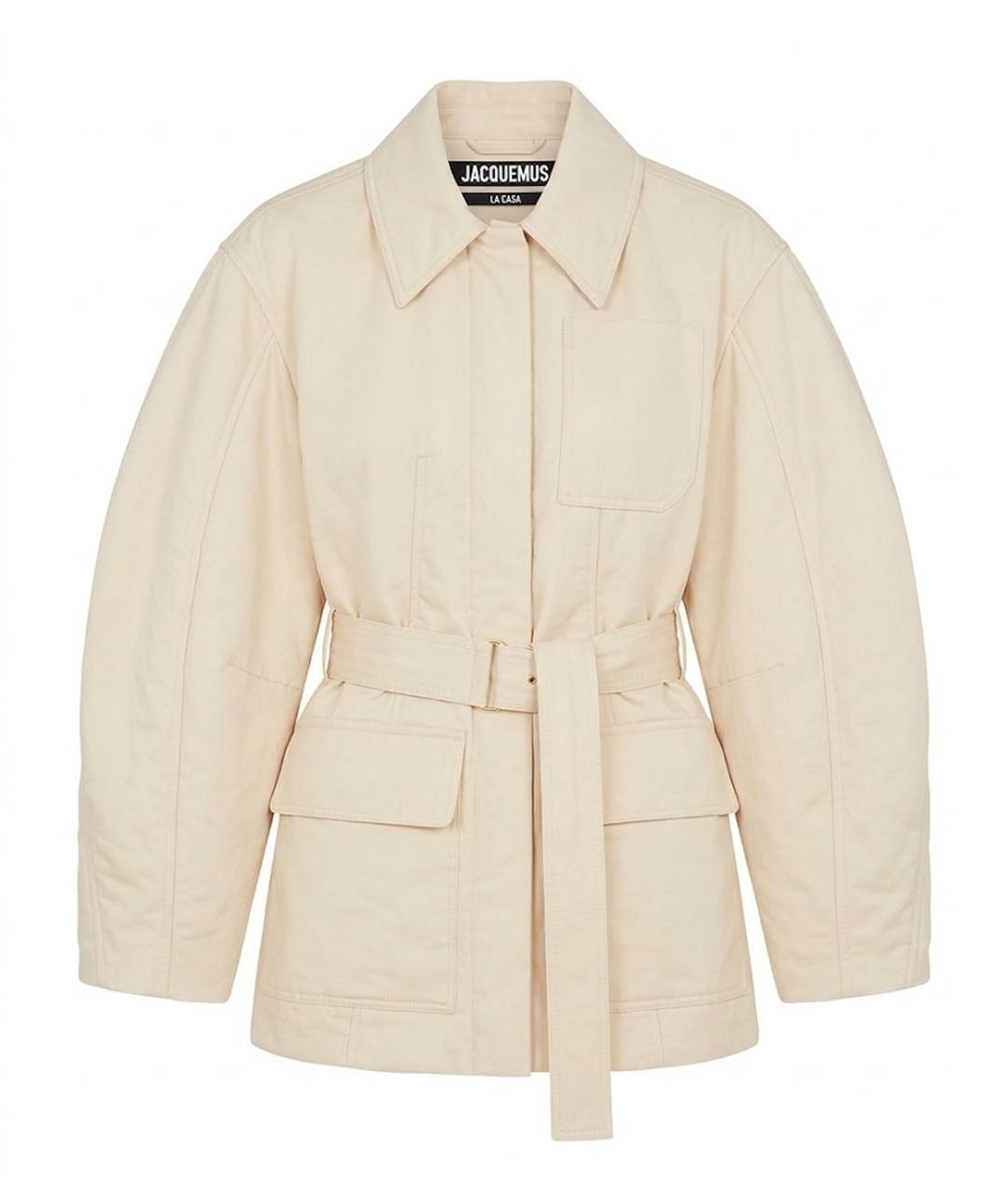 JACQUEMUS Бежевая хлопковая куртка, фото 1