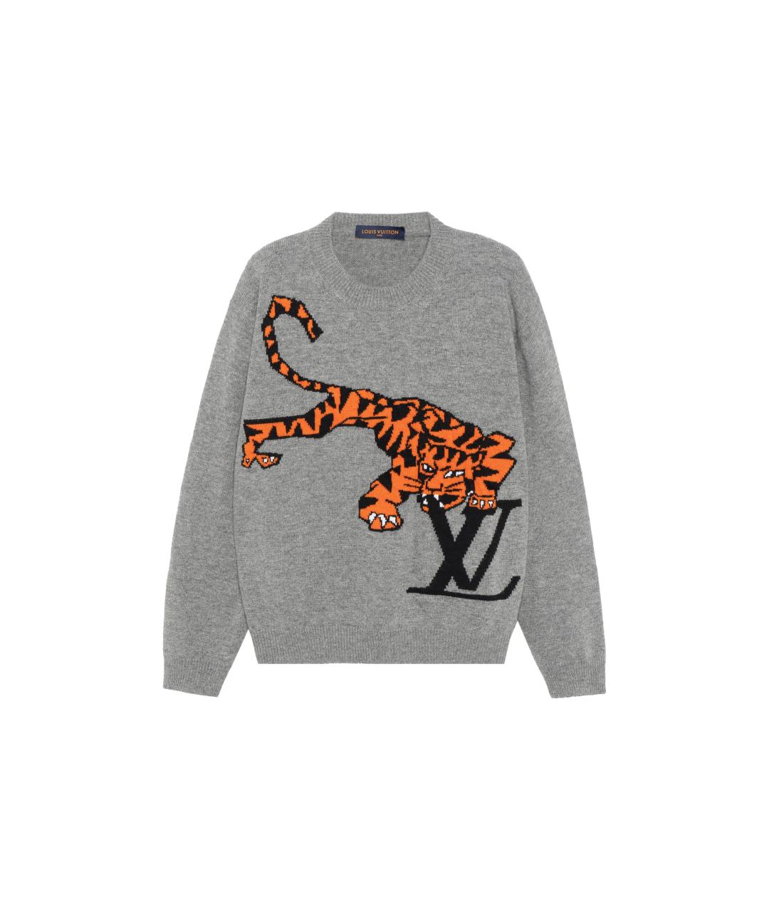 LOUIS VUITTON Серый джемпер / свитер, фото 6
