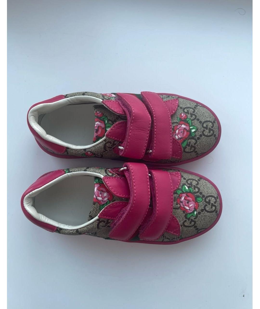 GUCCI Мульти кожаные кеды, фото 2