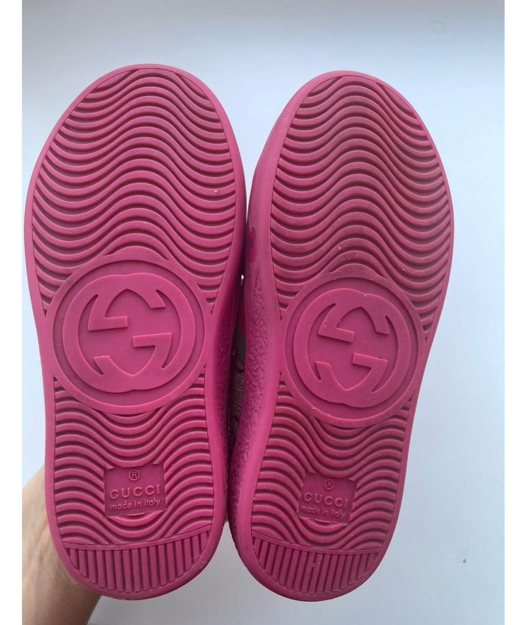 GUCCI Мульти кожаные кеды, фото 6