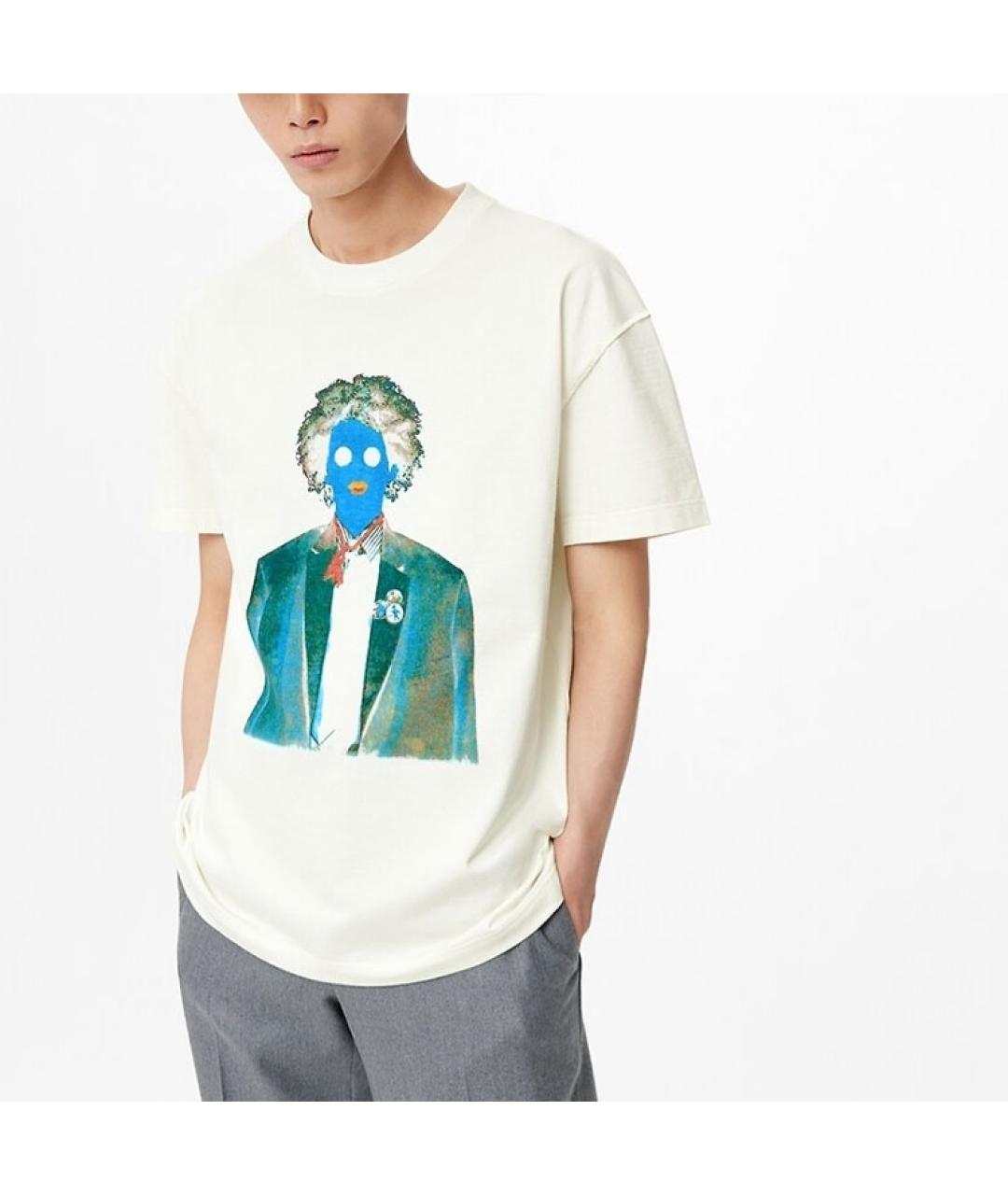 LOUIS VUITTON Белая футболка, фото 3