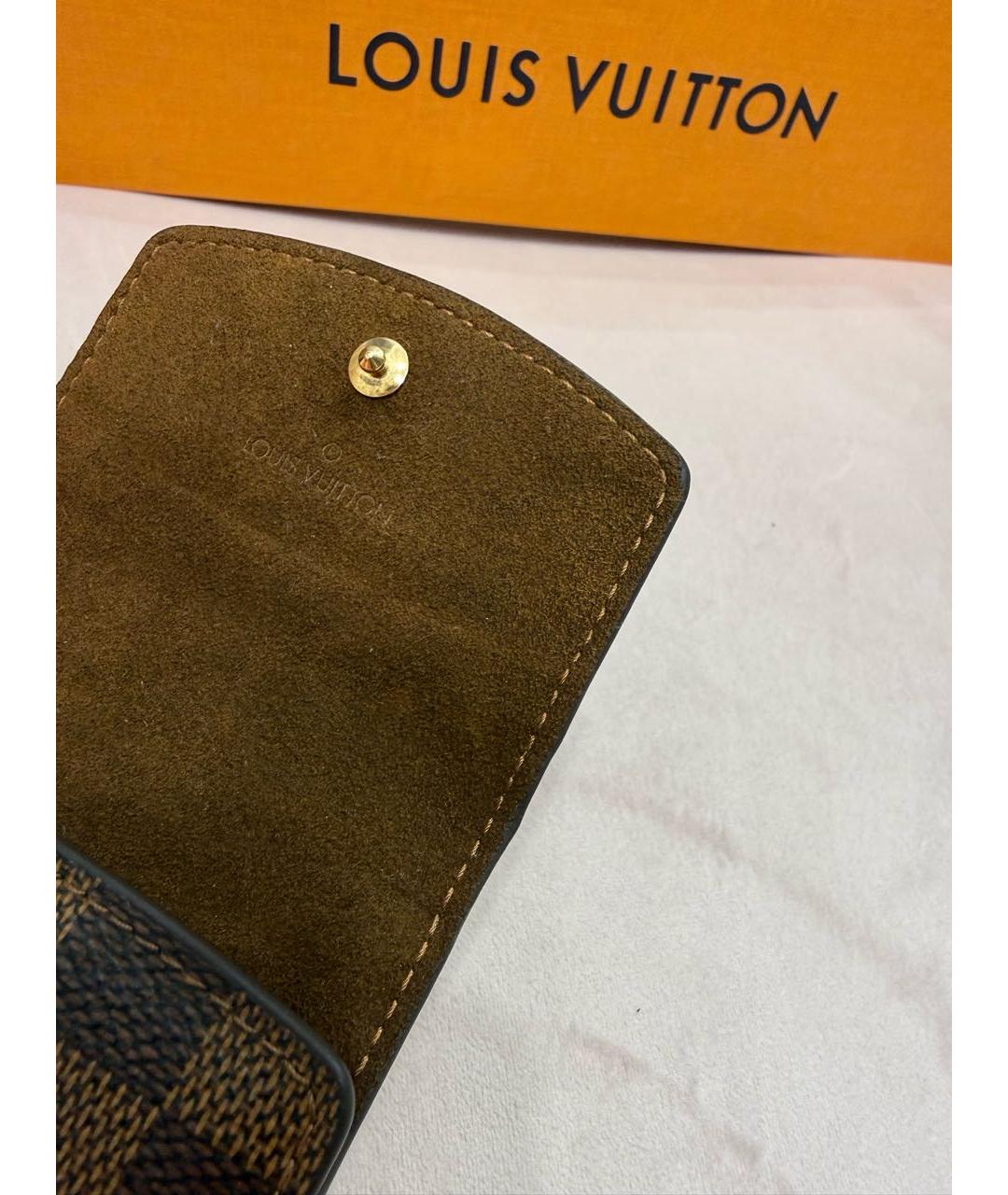 LOUIS VUITTON Коричневая ключница, фото 3