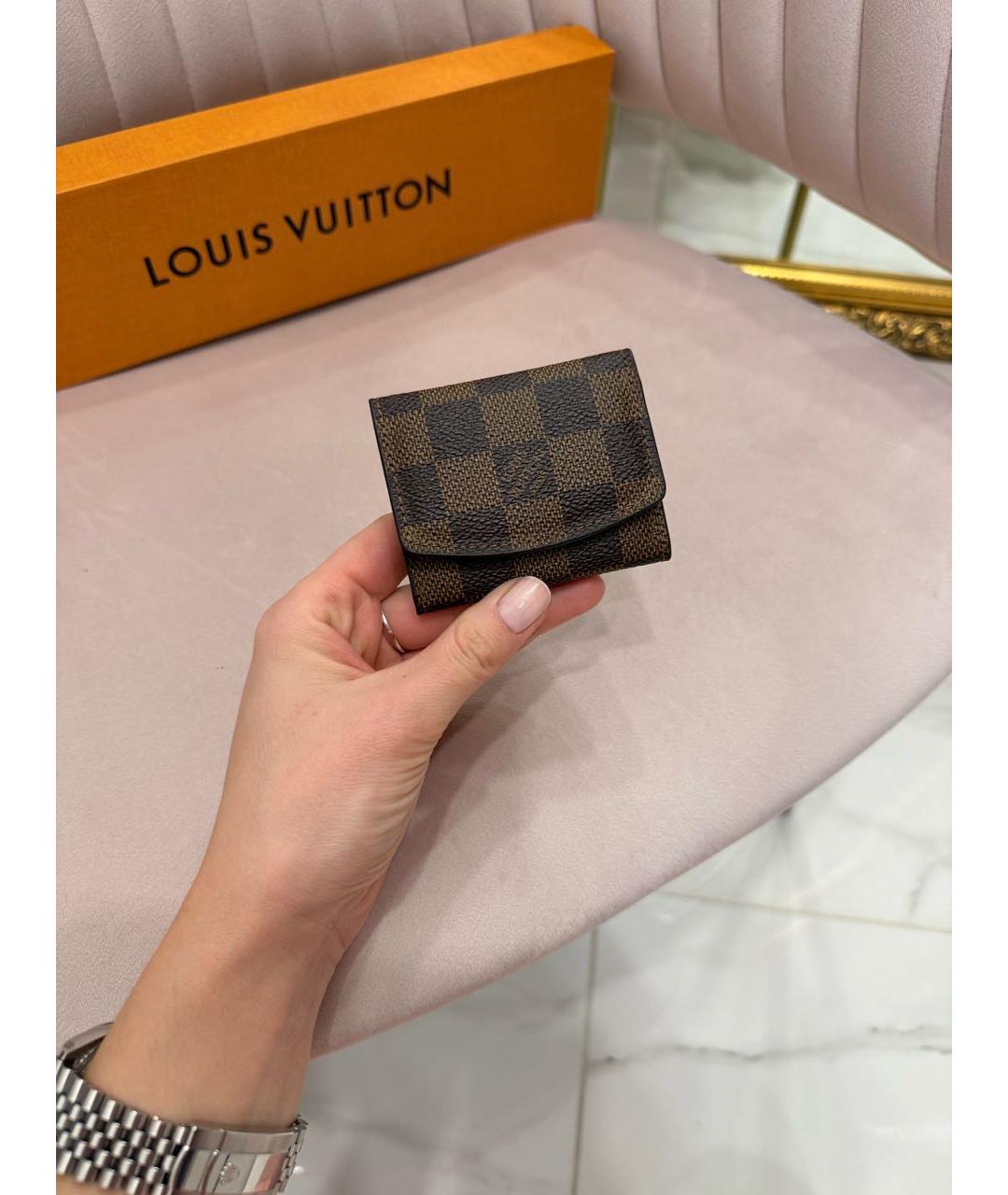 LOUIS VUITTON Коричневая ключница, фото 6