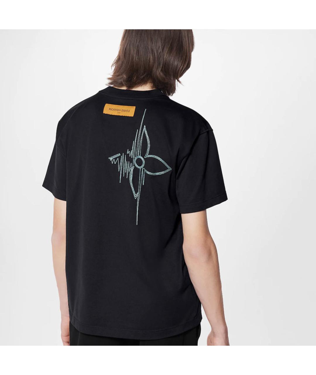 LOUIS VUITTON Черная футболка, фото 4