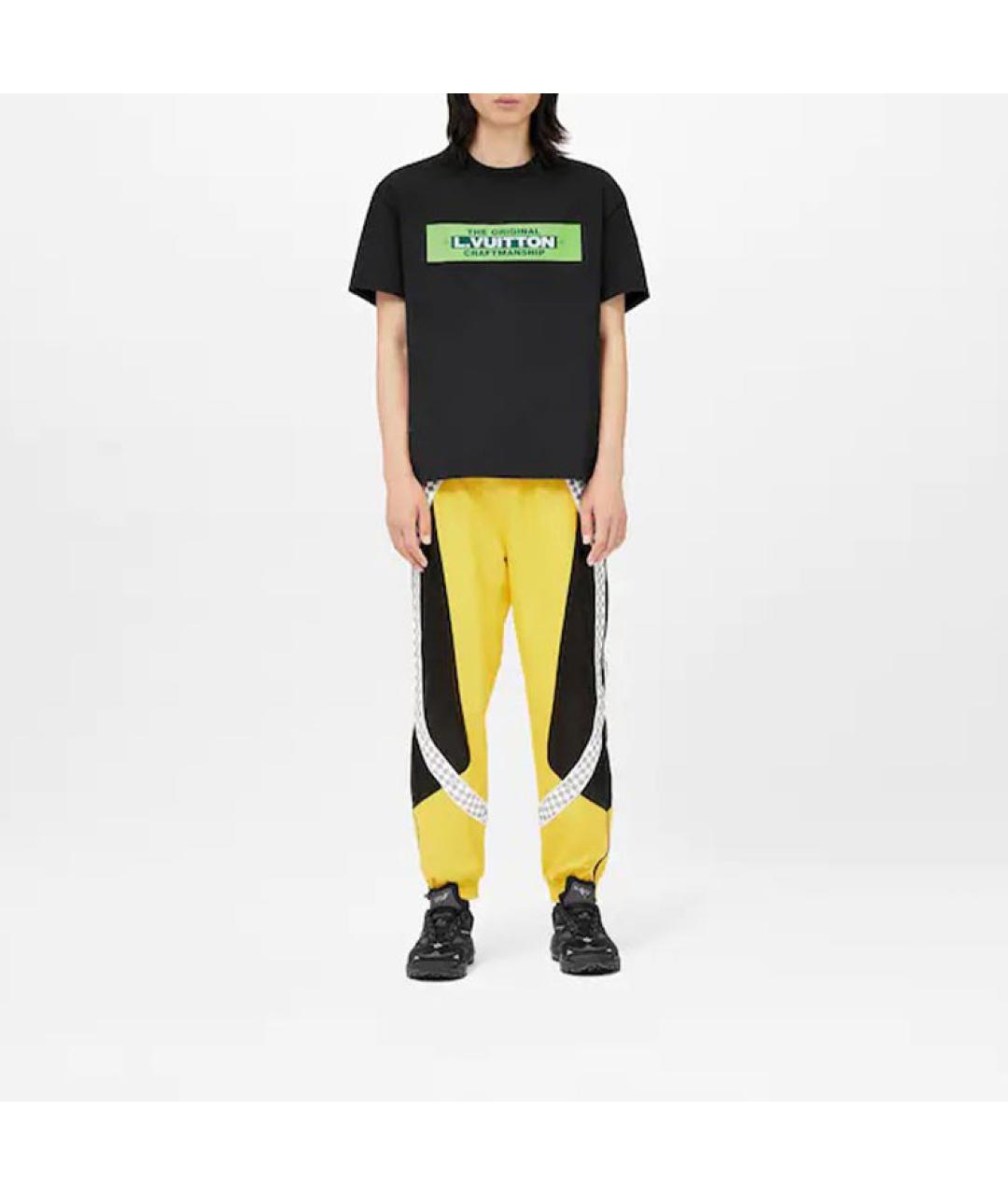 LOUIS VUITTON Черная футболка, фото 3