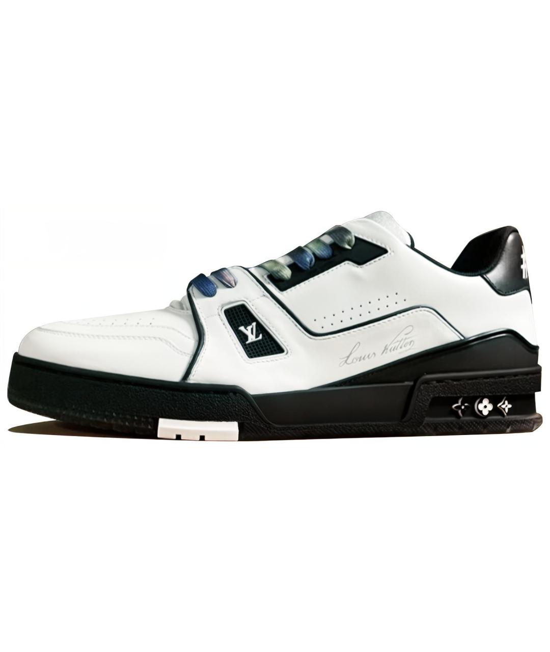 LOUIS VUITTON Мульти кожаные низкие кроссовки / кеды, фото 6