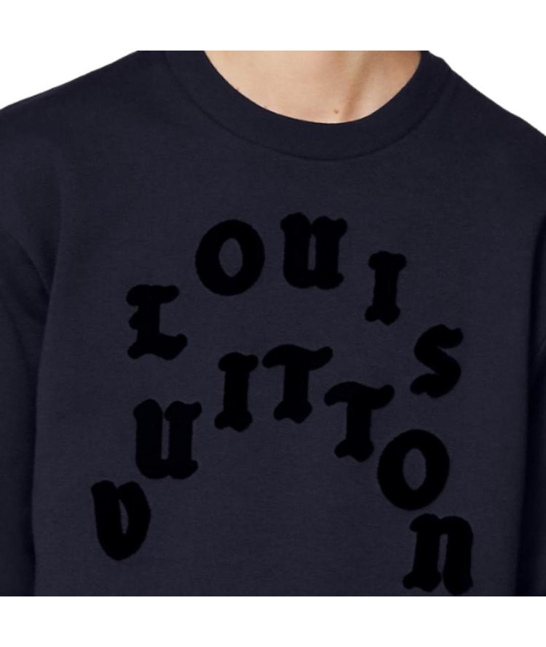 LOUIS VUITTON Темно-синий джемпер / свитер, фото 5