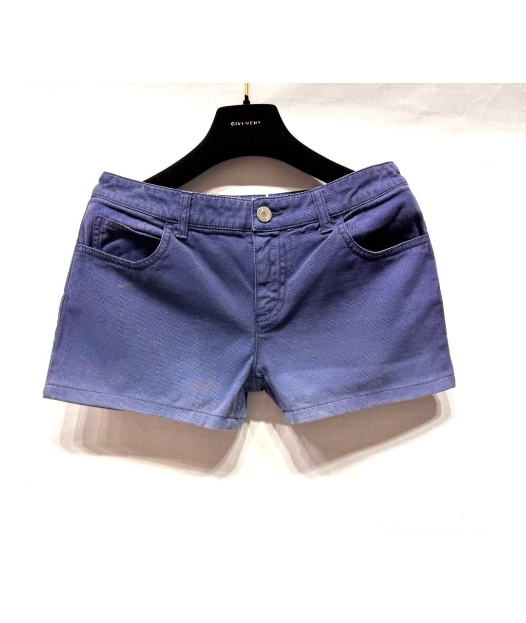 GIVENCHY Синие хлопковые шорты, фото 9