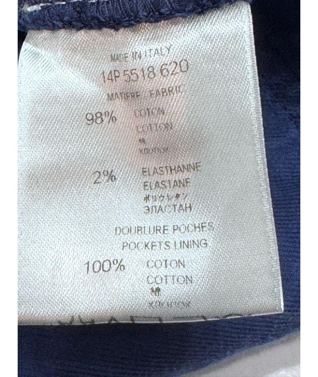 GIVENCHY Синие хлопковые шорты, фото 6