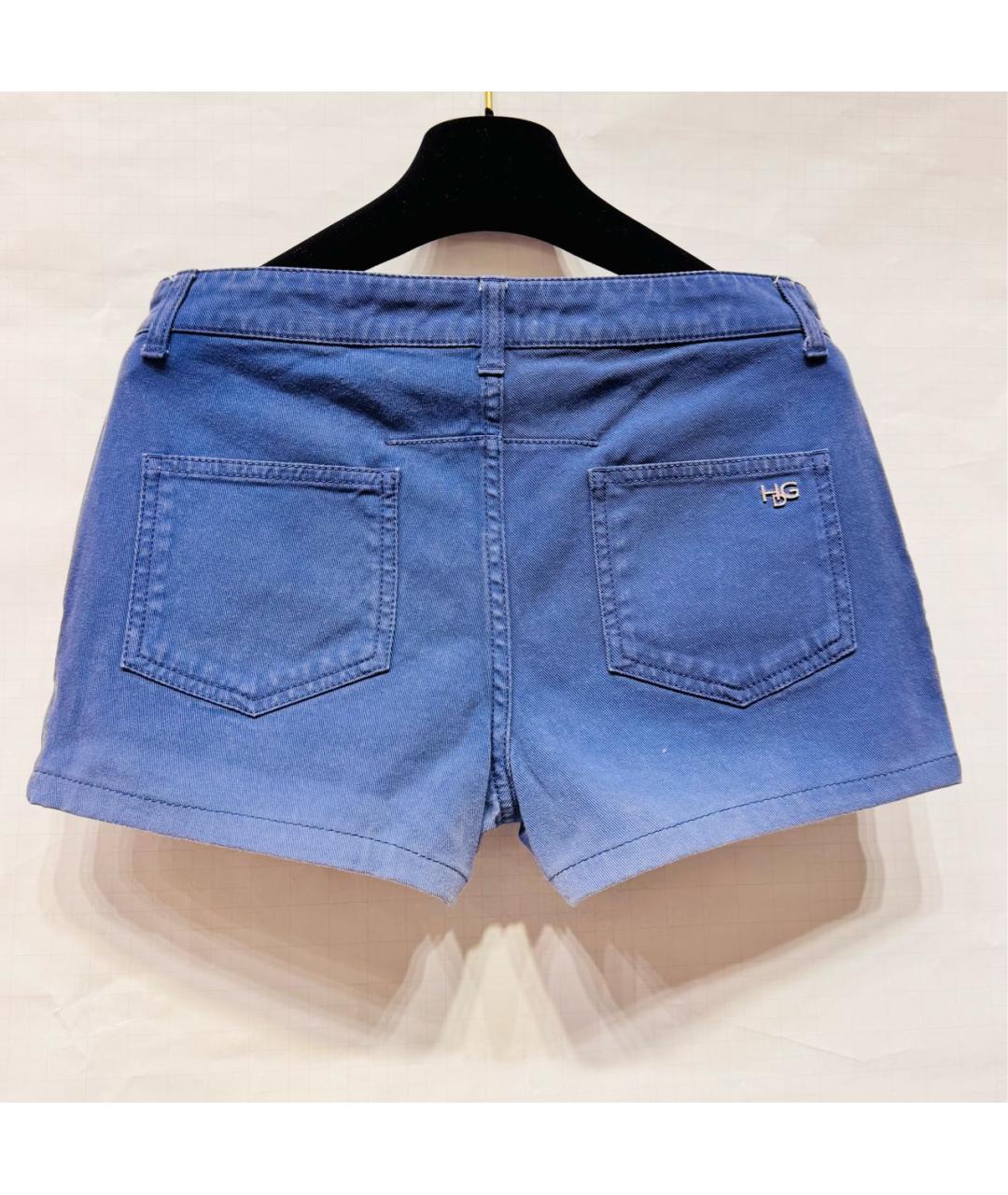 GIVENCHY Синие хлопковые шорты, фото 2