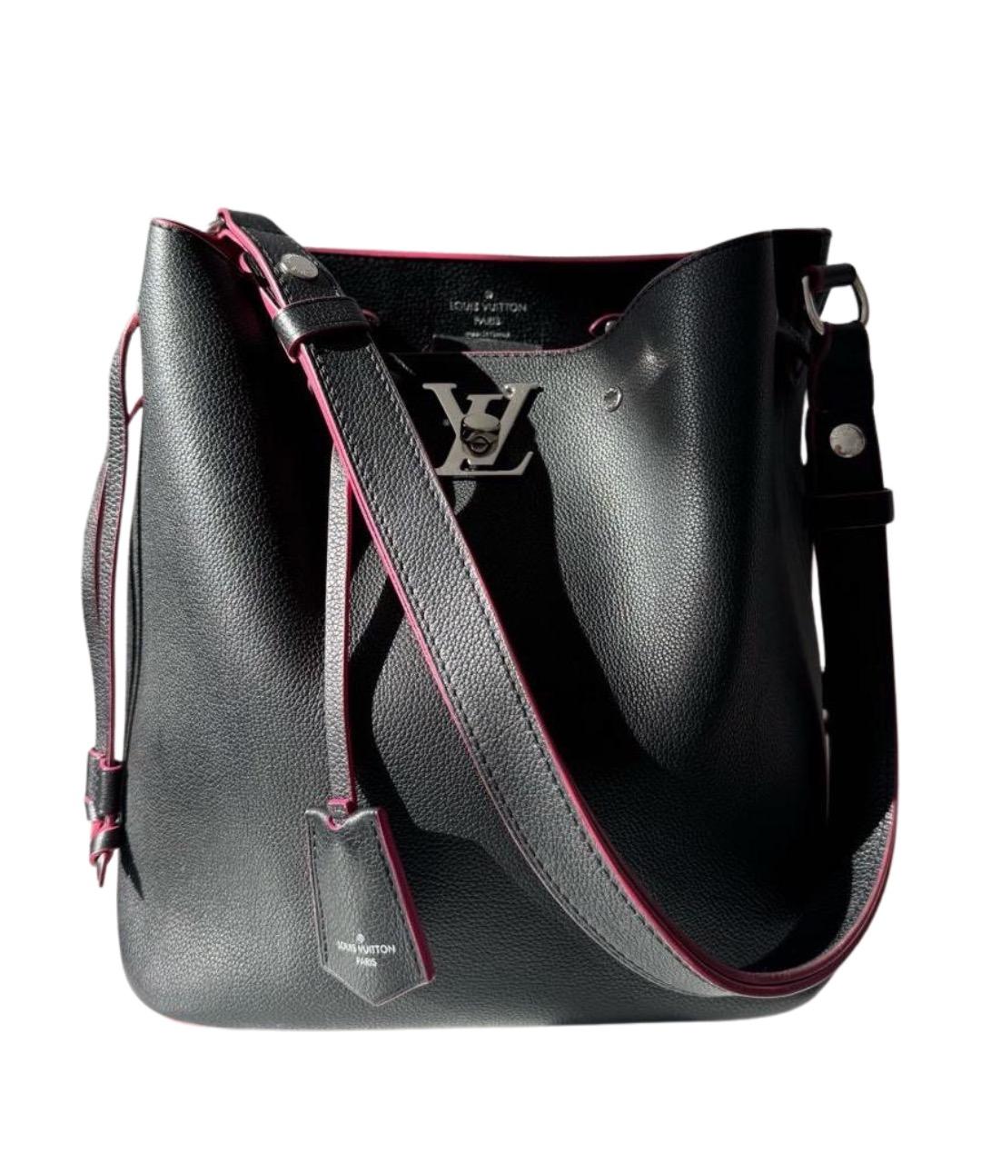 LOUIS VUITTON Темно-синяя кожаная сумка через плечо, фото 1