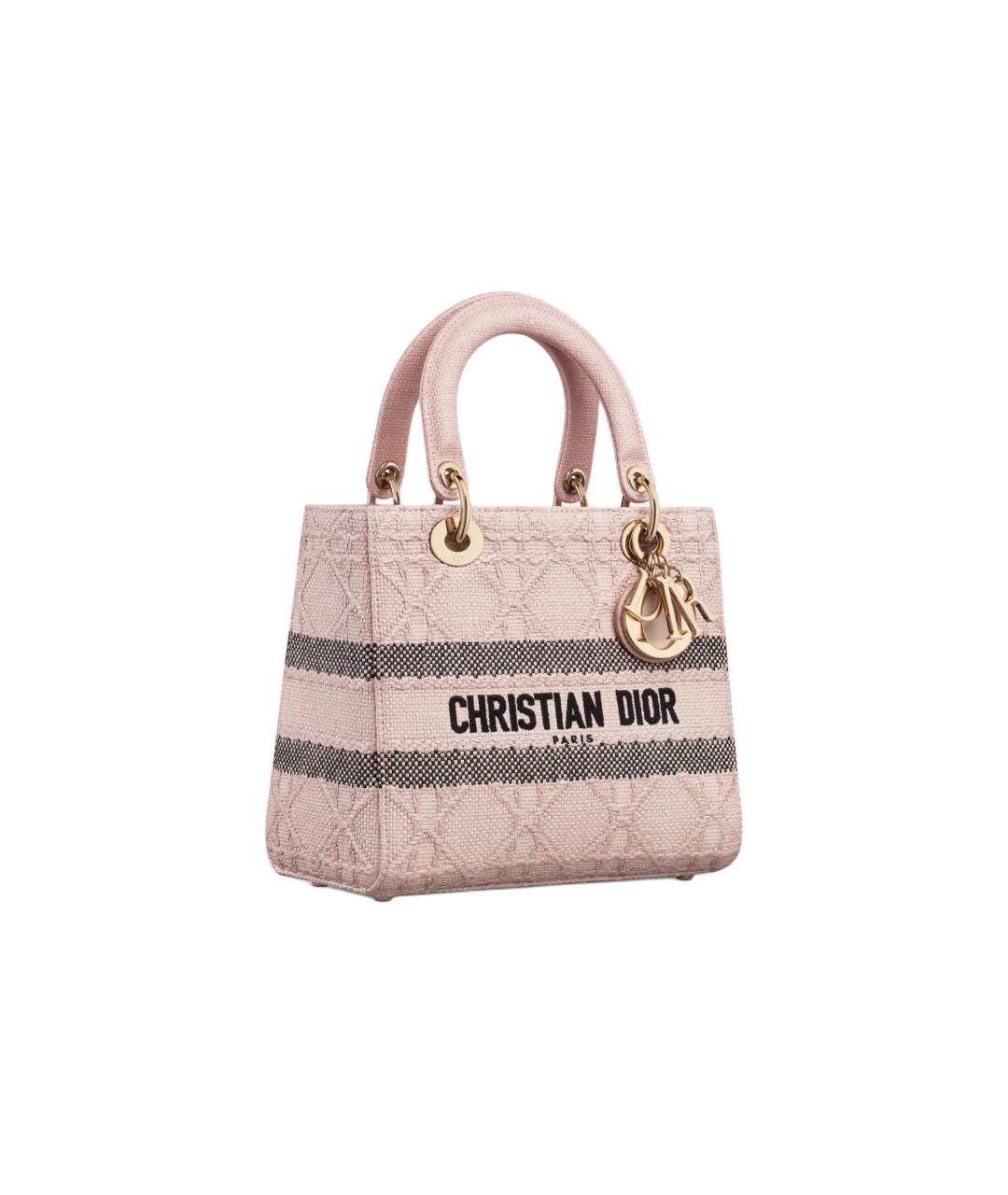 CHRISTIAN DIOR Розовая сумка через плечо, фото 2