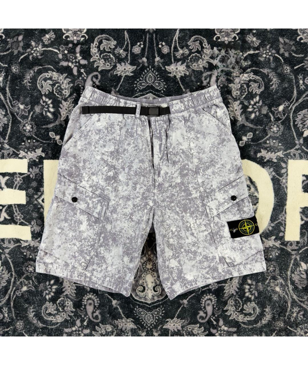 STONE ISLAND Хлопковые шорты, фото 6