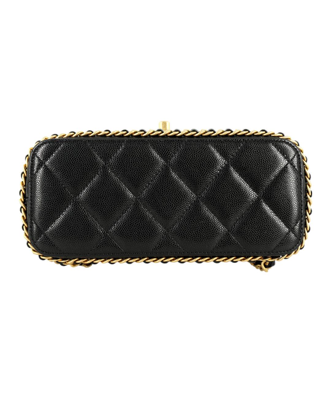 CHANEL Черный кожаный рюкзак, фото 4