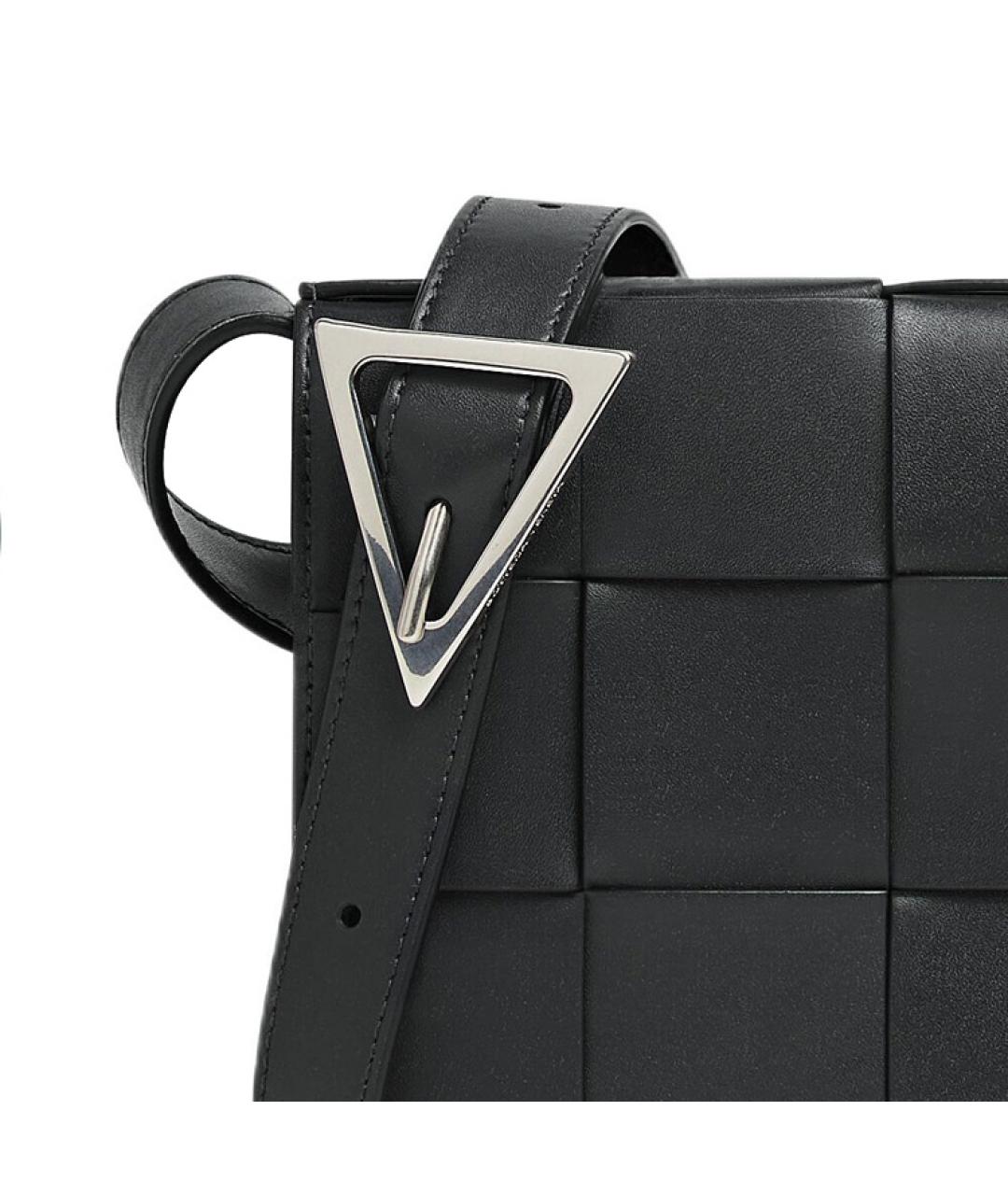 BOTTEGA VENETA Черная сумка на плечо, фото 5