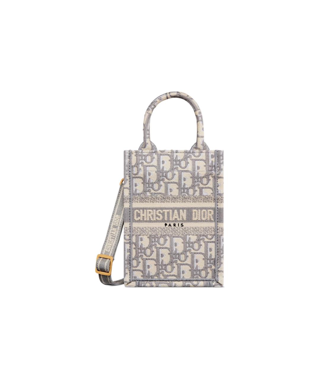 CHRISTIAN DIOR Бежевая сумка через плечо, фото 6