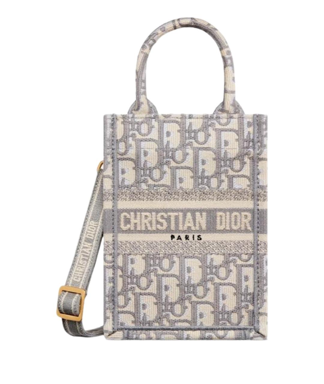 CHRISTIAN DIOR Бежевая сумка через плечо, фото 1