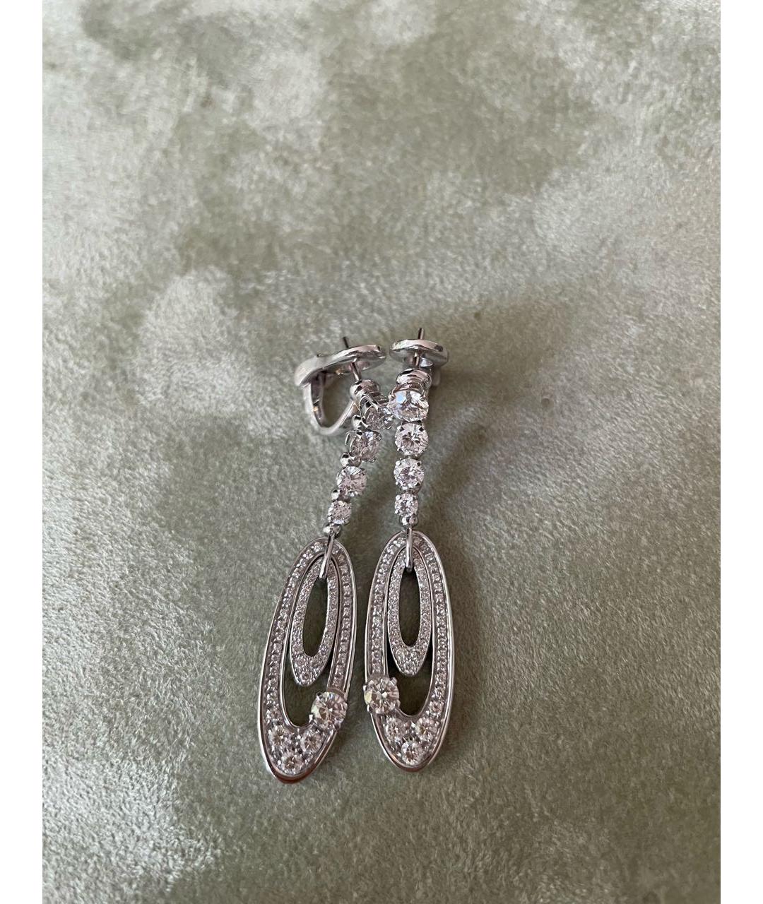 BVLGARI Белые серьги из белого золота, фото 8