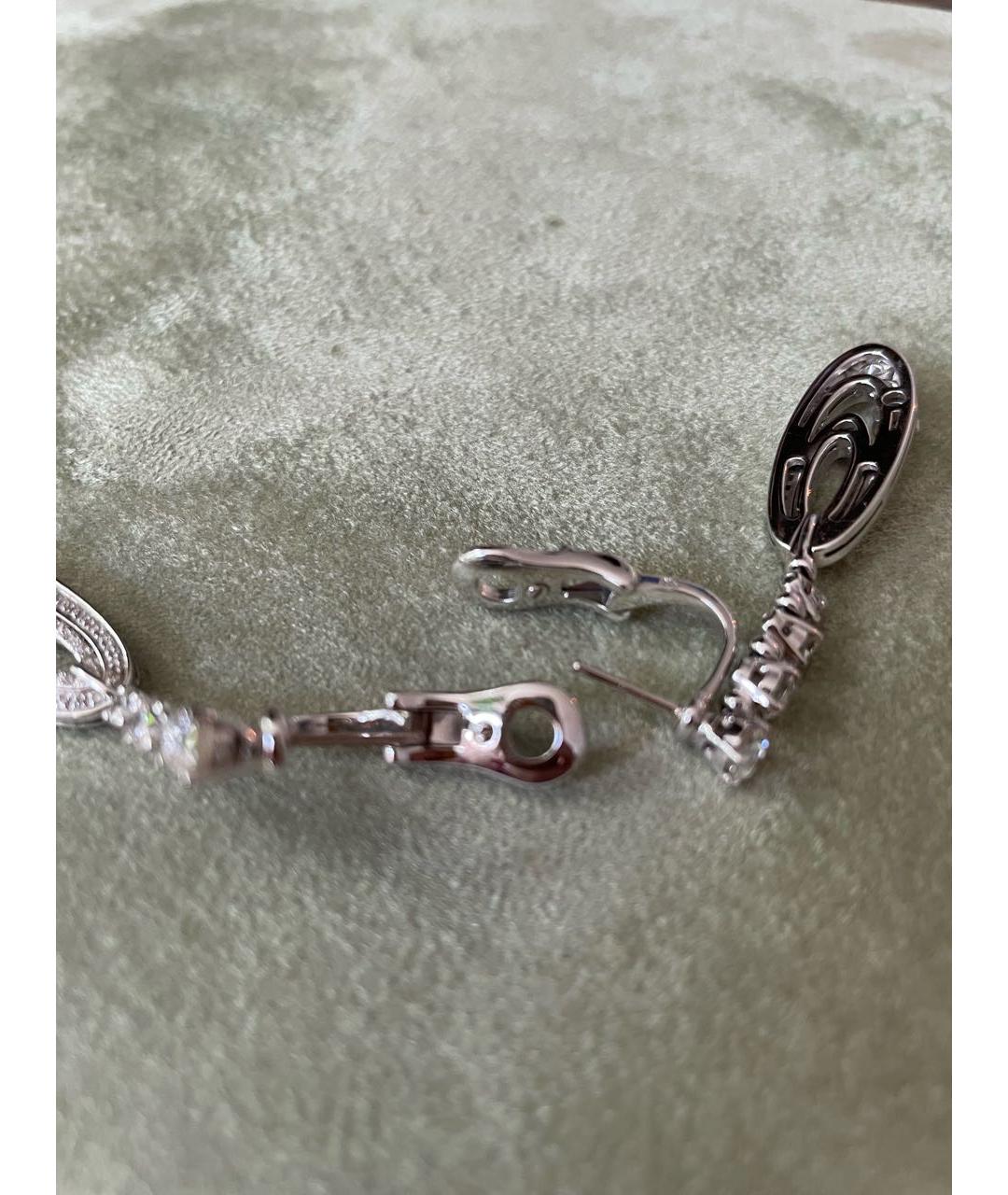 BVLGARI Белые серьги из белого золота, фото 3
