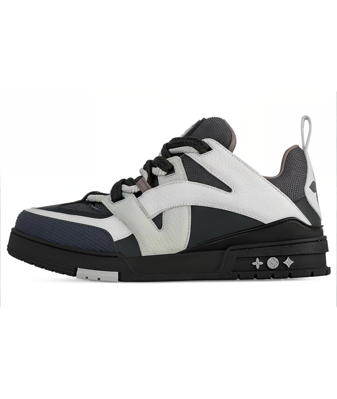 LOUIS VUITTON Мульти кожаные низкие кроссовки / кеды, фото 2