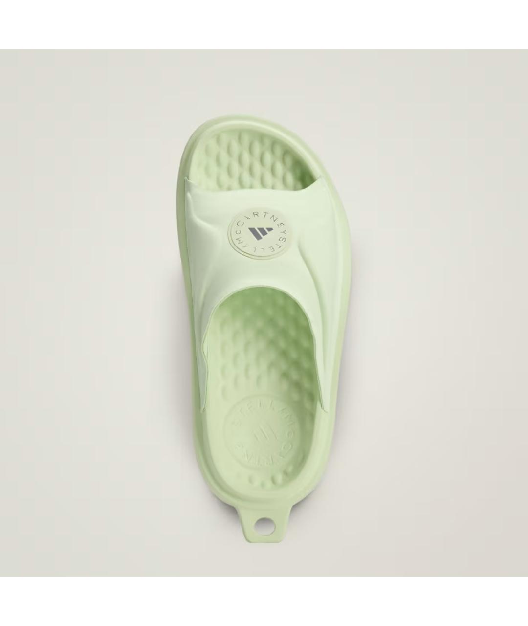 ADIDAS BY STELLA MCCARTNEY Салатовые шлепанцы, фото 3