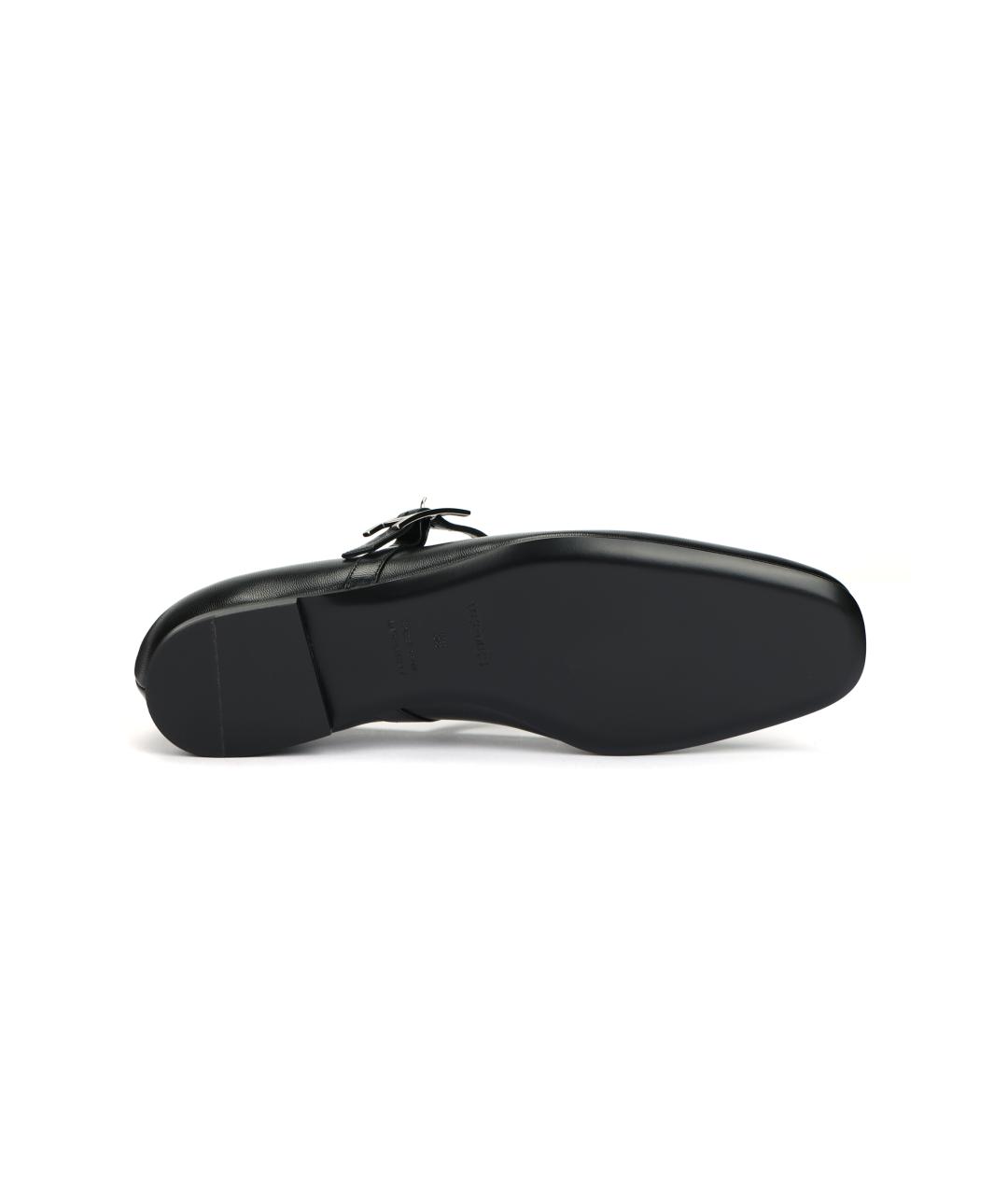 HERMES Черные туфли, фото 5