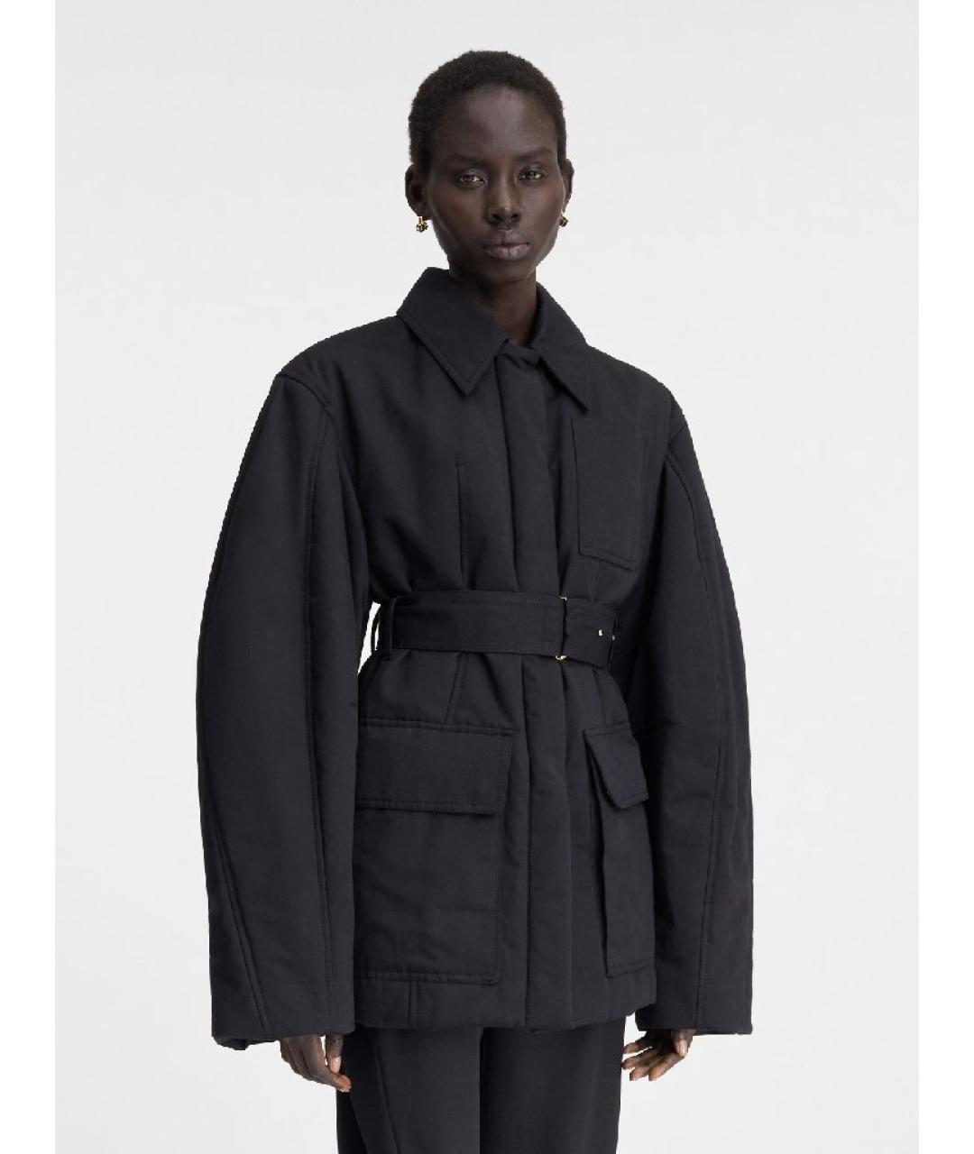 JACQUEMUS Черная хлопковая куртка, фото 7