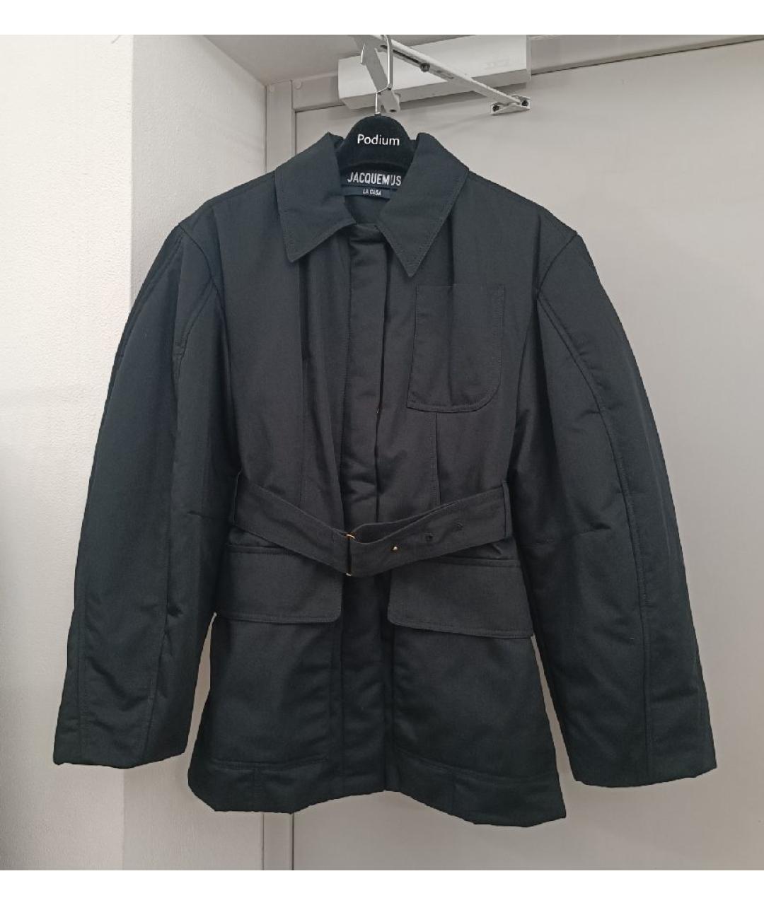 JACQUEMUS Черная хлопковая куртка, фото 6