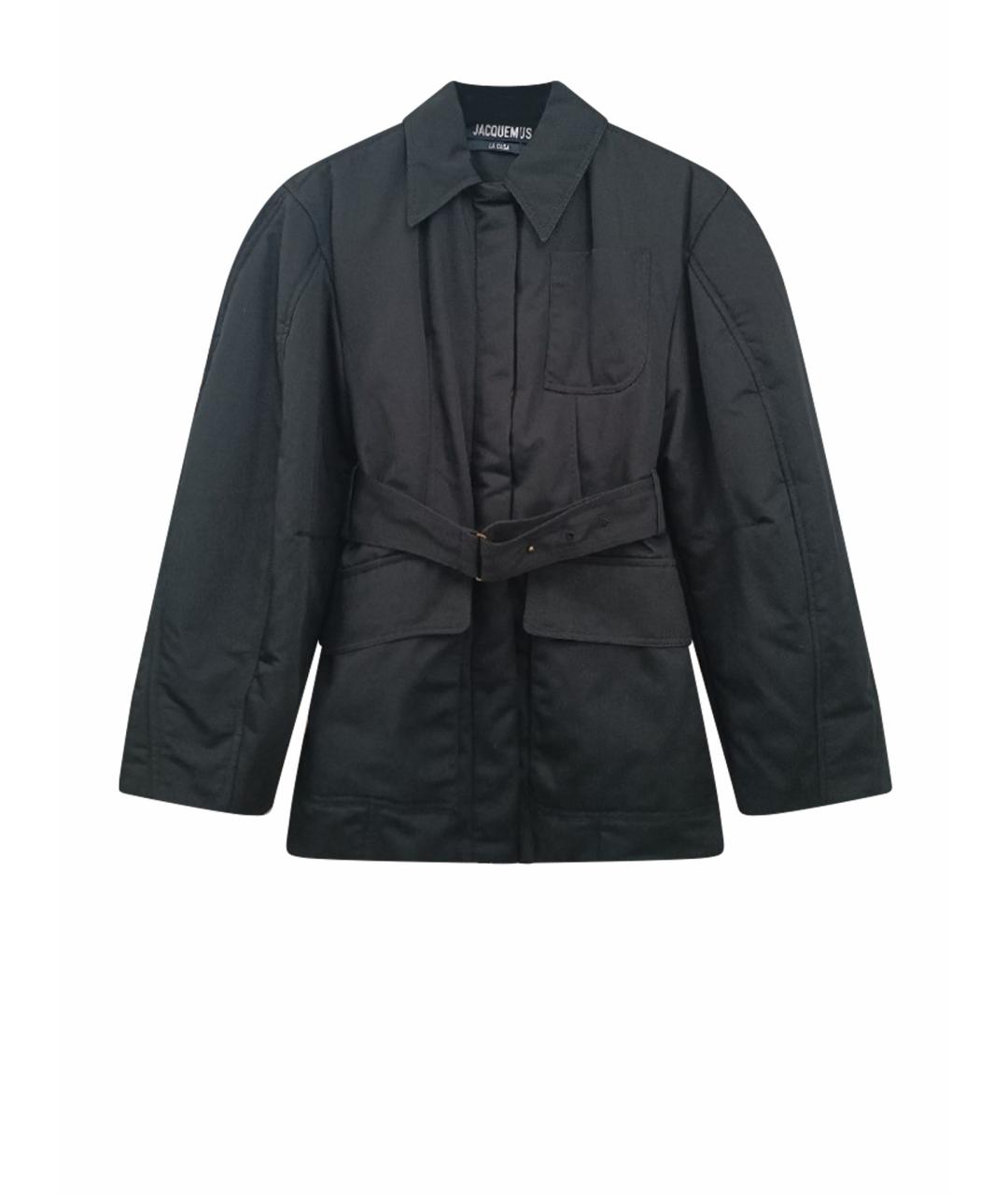 JACQUEMUS Черная хлопковая куртка, фото 1