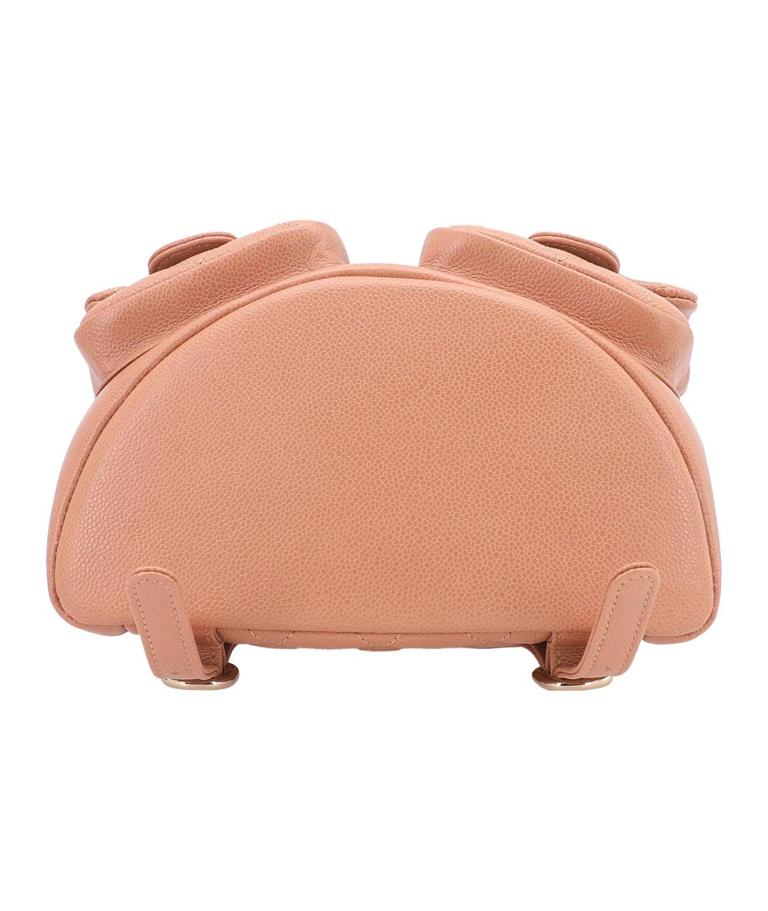 CHANEL Розовый кожаный рюкзак, фото 4