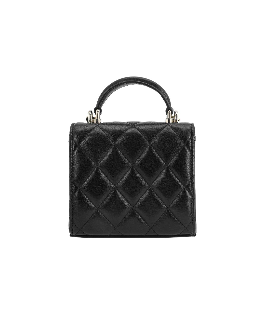 CHANEL Черная кожаная сумка через плечо, фото 3