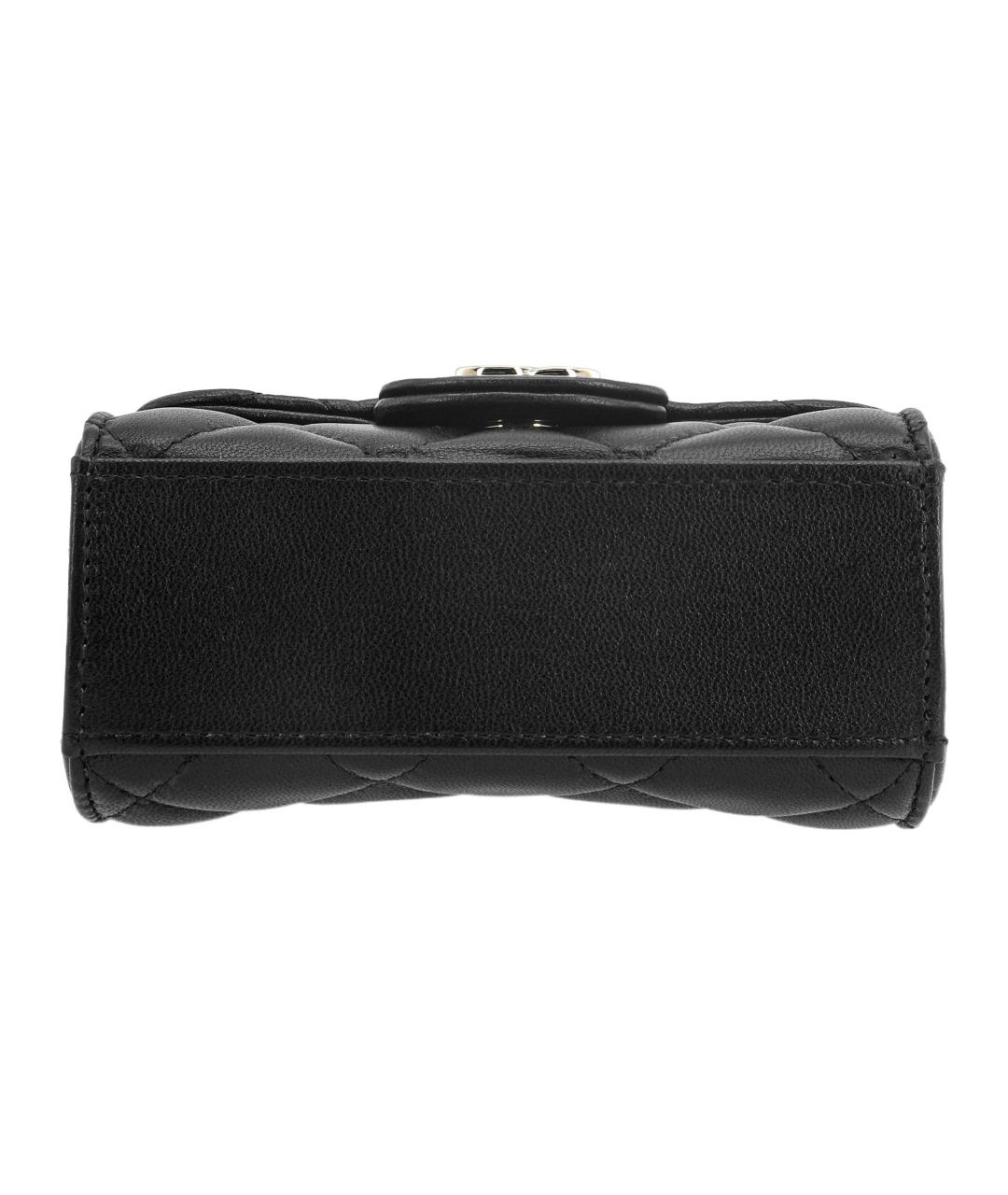 CHANEL Черная кожаная сумка через плечо, фото 4