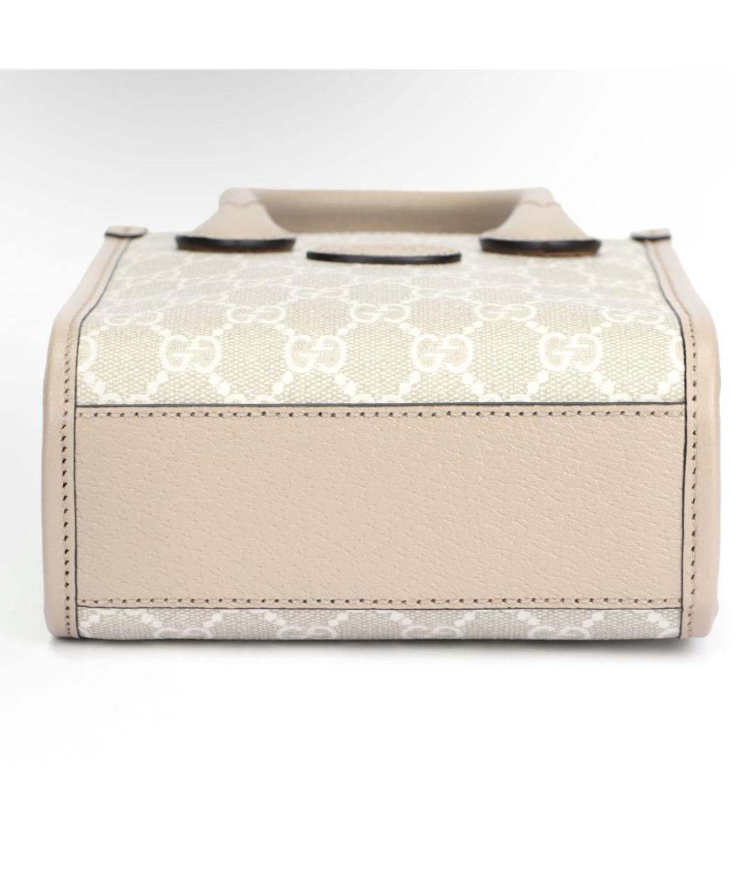 GUCCI Бежевая сумка с короткими ручками, фото 2