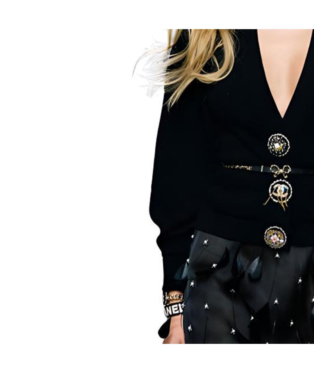 CHANEL Черный кардиган, фото 4