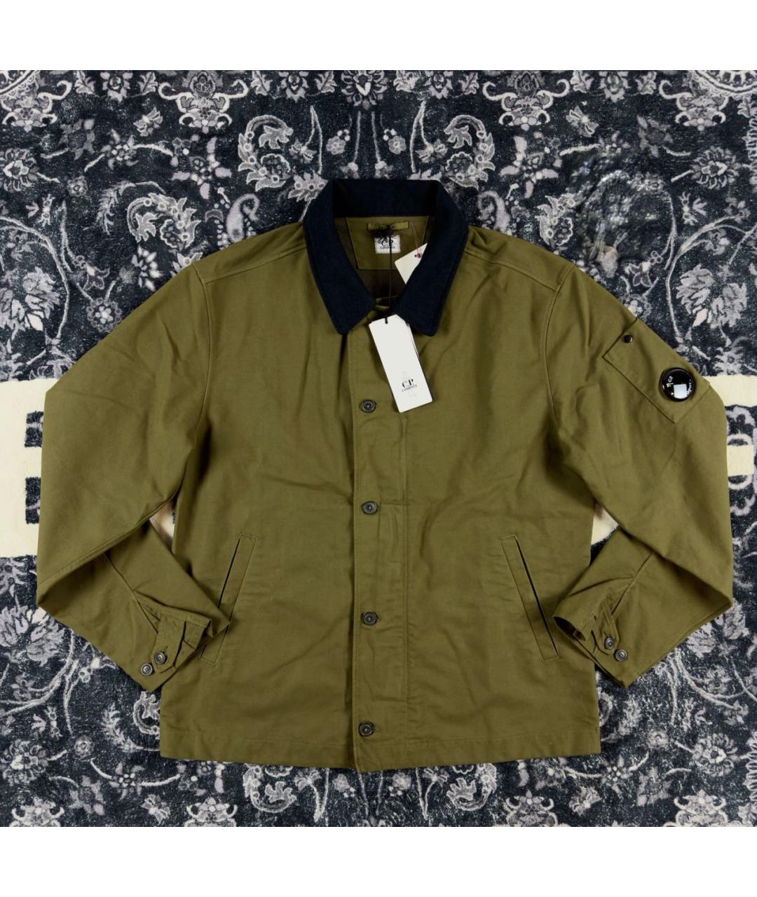 STONE ISLAND Зеленая хлопковая куртка, фото 6