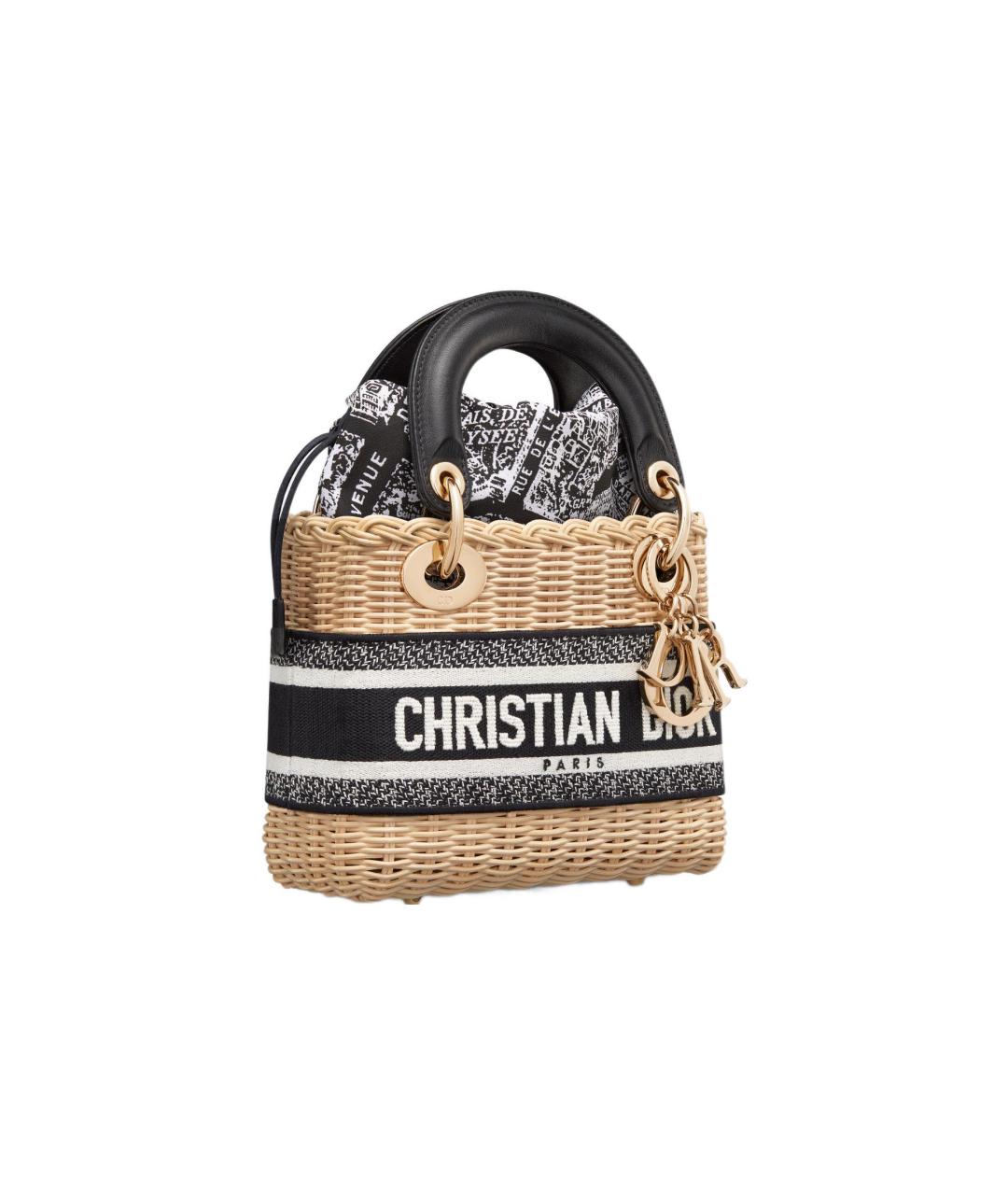 CHRISTIAN DIOR Бежевая сумка через плечо, фото 3