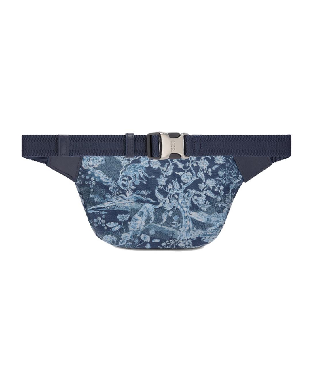 CHRISTIAN DIOR Синяя поясная сумка, фото 4