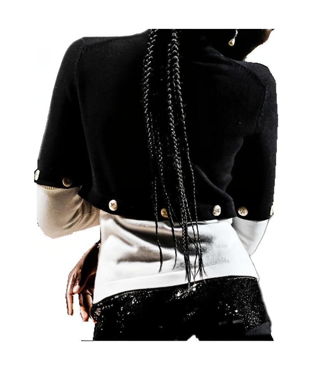 CHANEL Черный кашемировый джемпер / свитер, фото 2