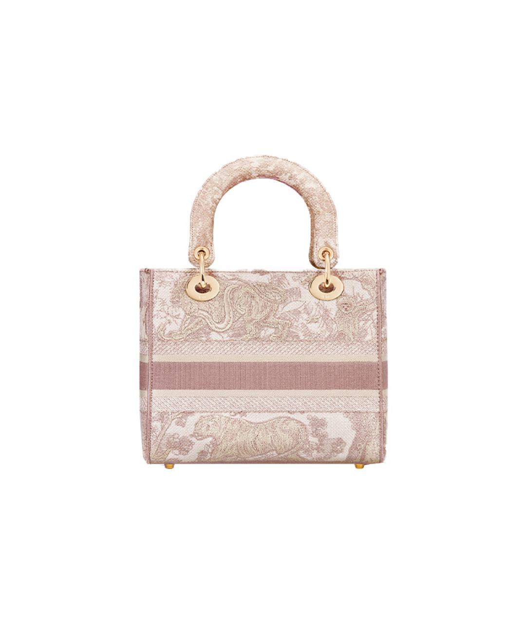 CHRISTIAN DIOR Розовая сумка через плечо, фото 3